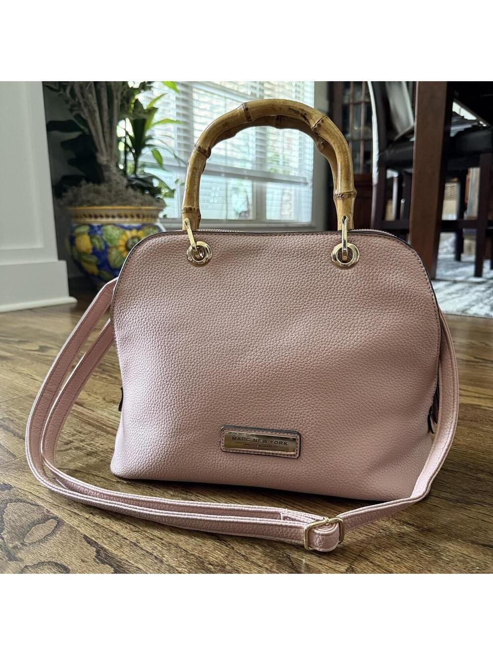 🎀 Marc New York Bamboo Handle Satchel Bag